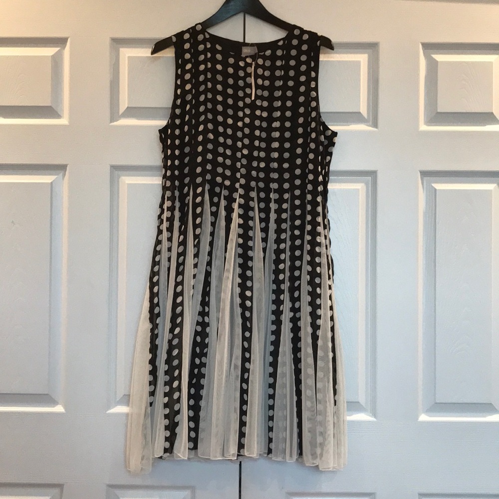 Black and White polka dot dress